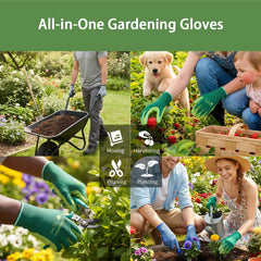 PROMEDIX P Gardening Gloves nitrile coated side view