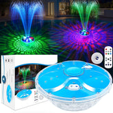 ProSplash Floating Pool Fountain blue model front view