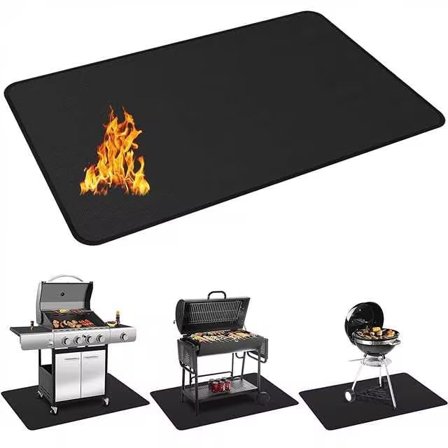 Protebox 48x30 inch Under Grill Mat front view