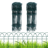 PROWORX Green Garden Fence Border front view