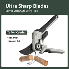 PrunePro Bypass Hand Pruner showing adjustable handle span