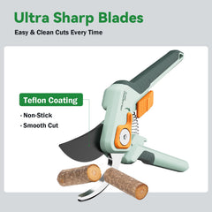PrunePro pruning shears with ergonomic rubber handle