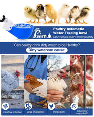 psarnuk Chicken Waterer Cups installation kit including drill bit