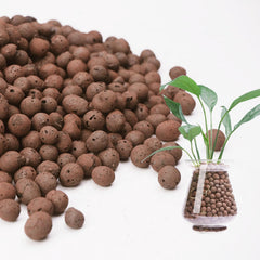 Pulovin 10 lbs LECA clay pebbles in packaging