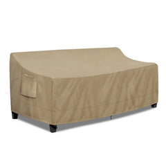 PureFit 3-Seater Outdoor Couch Cover Camel front view