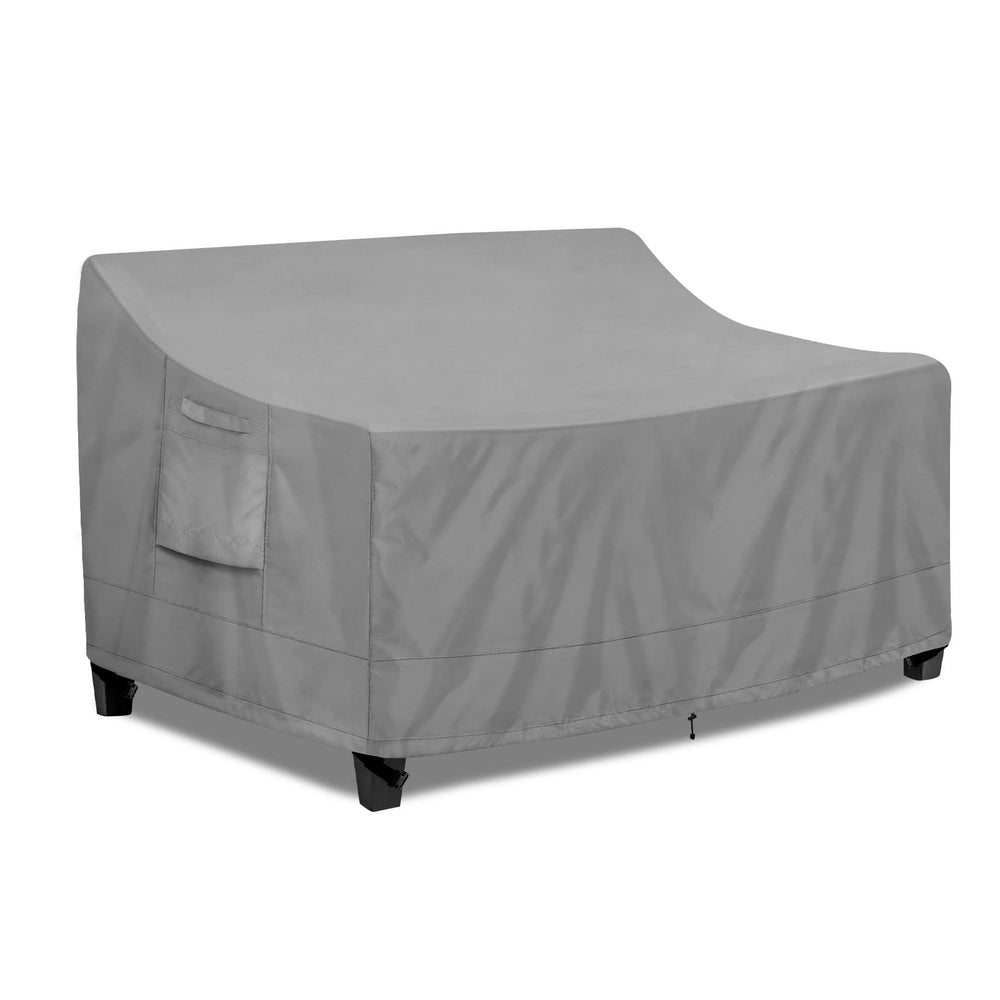 PureFit Outdoor Couch Cover 2-Seater Grey front view
