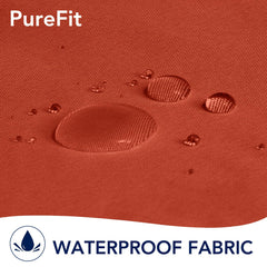 PureFit Outdoor Curtain Red Clay grommet detail
