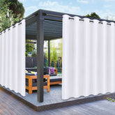PureFit Outdoor Curtain White 100"W x 120"L Panel front view