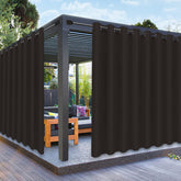 PureFit Outdoor Curtains chocolate colour front view