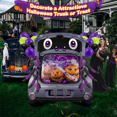 Purple string lights from Hiboom Halloween decoration kit