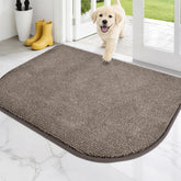 PURRUGS Dirt Trapping Door Mat Heathered Beige front view