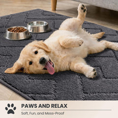 PURRUGS Dirt Trapping Door Mat showing non-slip backing