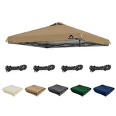 Pututoc 10x10ft Canopy Replacement Top Cover in khaki