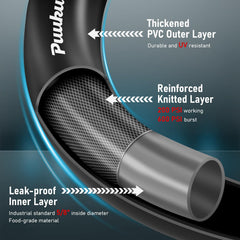 PUUKU garden hose connectors showing leak-proof fittings