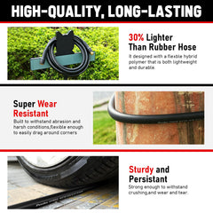 PUUKU garden hose in use watering a garden
