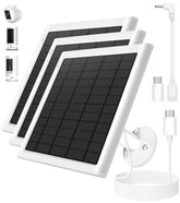 PUUQII solar panel charger front view with 10FT cable
