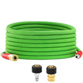 PWACCS 25FT pressure washer hose, green colour, front view