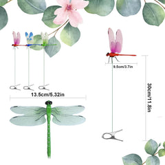 PYSUG Dragonfly Clip in lively green attached to a plant