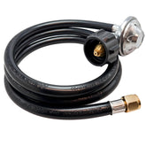 PYXGLAQ 5FT Propane Hose and Regulator Kit front view
