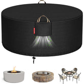 QH.HOME 60-inch round fire pit cover front view