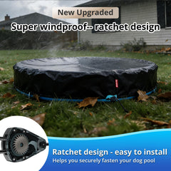 QH.HOME Round Kiddie Pool Cover packaging