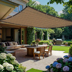 QHAIYYBF 12x24FT shade cloth with grommets for easy installation