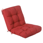QILLOWAY Outdoor Chair Cushion front view in red