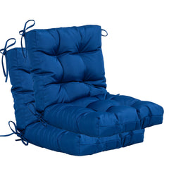 QILLOWAY Outdoor Chair Cushion set of 2 in royal blue front view