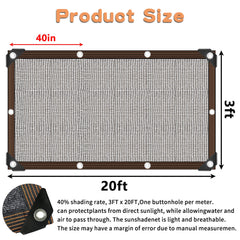 QLOFEI Shade Cloth showing breathable fabric