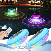 QOLNBY Solar Floating Pool Lights front view