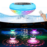 QOLNBY Solar Pool Lights 4 PCS floating lights in various colours