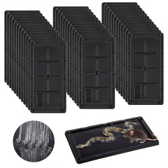 Qualirey 36 Pack Rat Glue Traps black sticky traps front view