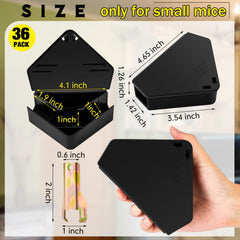 Qualirey bait station dimensions showing size 5x3 inches