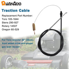 Quanaoo Traction Cable 105-1844 with Z bend