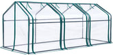 Quictent Mini Greenhouse clear PVC cover front view