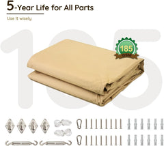 Quictent shade sail installation hardware kit