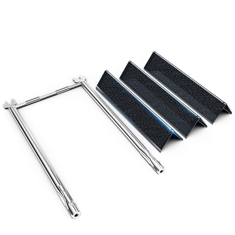 QuliMetal Burner and Flavorizer Bar Kit components laid out