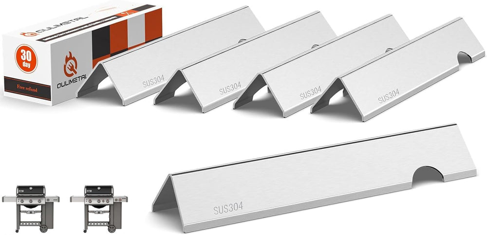 QuliMetal Flavorizer Bars for Weber Genesis II front view