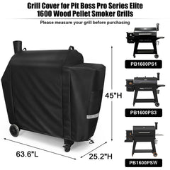 QuliMetal Grill Cover black with elastic drawstrings