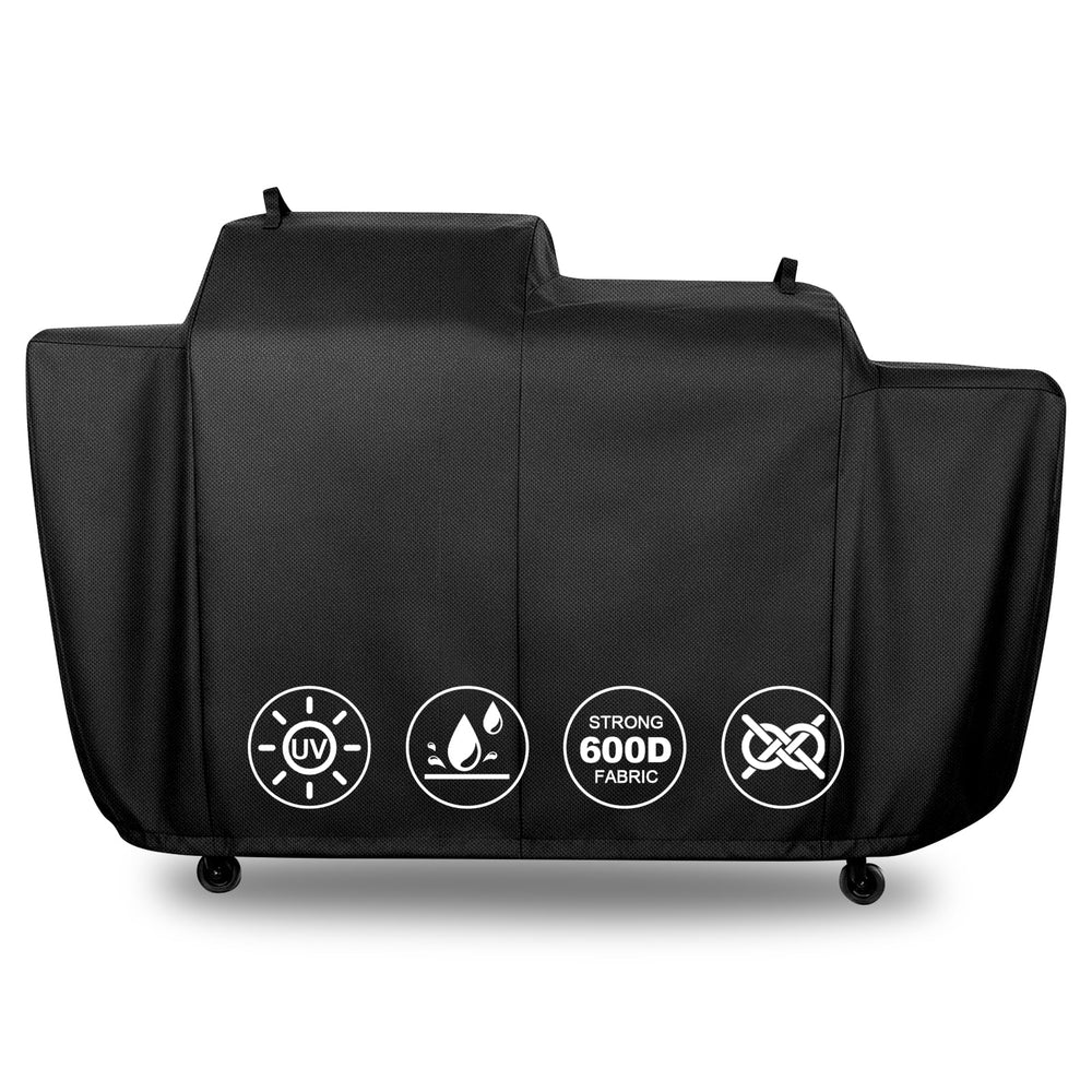 QuliMetal Grill Cover for Pit Boss Charleston 1020, front view