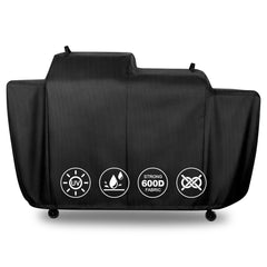 QuliMetal Grill Cover for Pit Boss Charleston 1020, front view