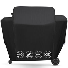 QuliMetal Grill Cover for Traeger Ironwood 885 front view