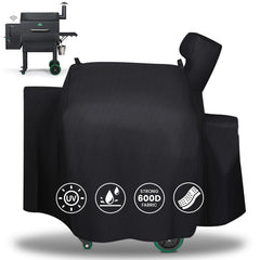 QuliMetal Grill Cover front view for Green Mountain Daniel Boone WiFi grill
