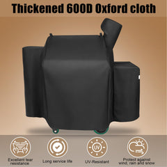 QuliMetal Grill Cover showing breathable air vents