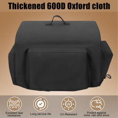 QuliMetal Tabletop Grill Cover on a Pit Boss grill