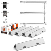 QuliMetal Weber Spirit II E310 Grill Burner and Flavorizer Bars front view
