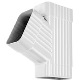 QWORK Downspout Gutter Y Connector 2x3 white model front view