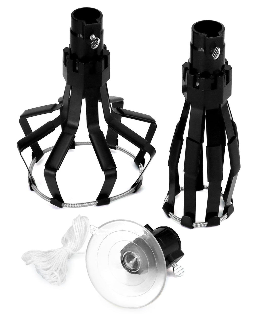 QWORK Professional Light Bulb Changer Kit – standard changer and suction cup close-up