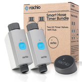 Rachio Smart Hose Timer Bundle with 2 Valves and WiFi Hub, blue