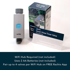Rachio Smart Hose Timer side view showing connection